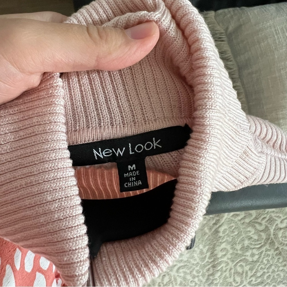 New Look Soft Pink Ribbed Sweater - Picture 3 of 3